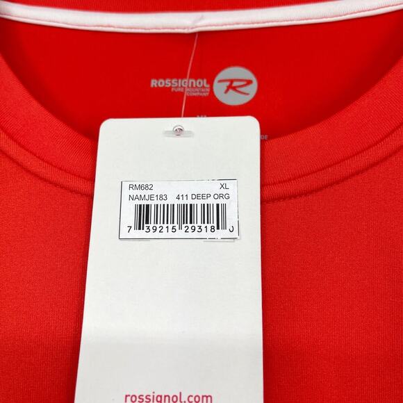 Rossignol Men's Red Lightweight Sport Shirt SunSheild UPF 50 Size XL NEW - Picture 4 of 6